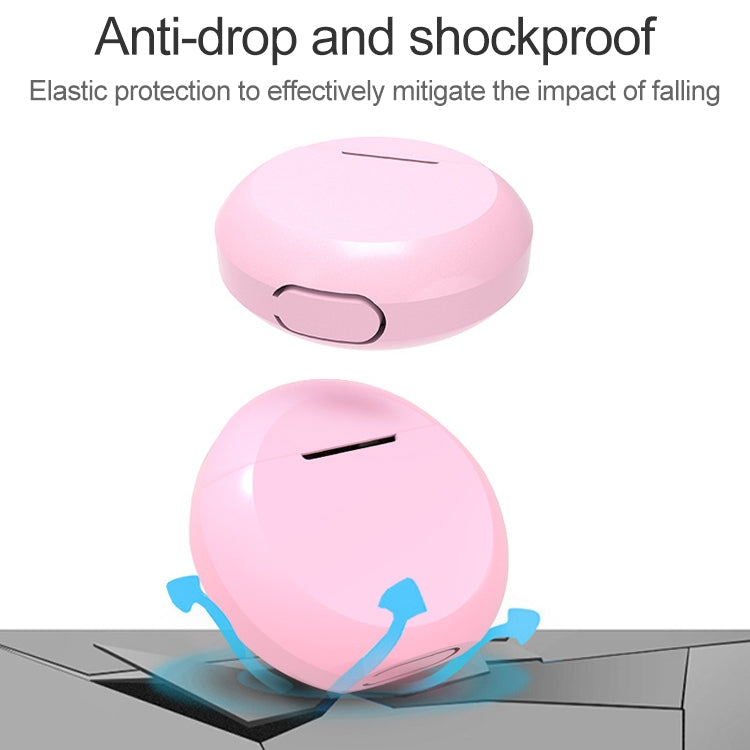 Wireless Earphones Shockproof Round Bottom Silicone Protective Case for Apple AirPods 1 / 2