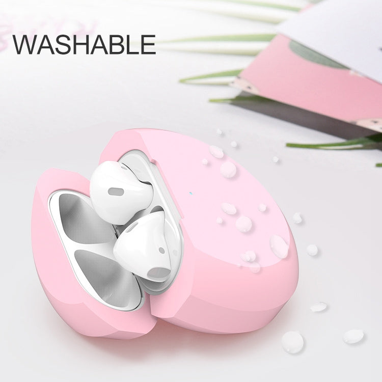 Wireless Earphones Shockproof Round Bottom Silicone Protective Case for Apple AirPods 1 / 2