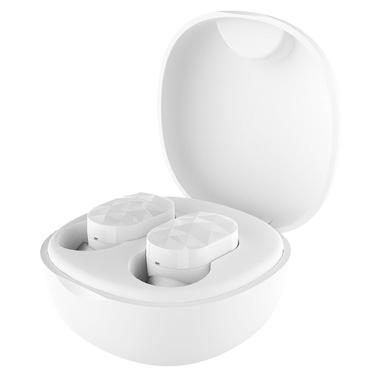 HAMTOD V200 TWS Touch Stereo Wireless Bluetooth Earphone with Charging Box, Support HD Call & Battery Display & Siri