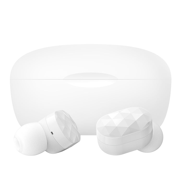 HAMTOD V200 TWS Touch Stereo Wireless Bluetooth Earphone with Charging Box, Support HD Call & Battery Display & Siri