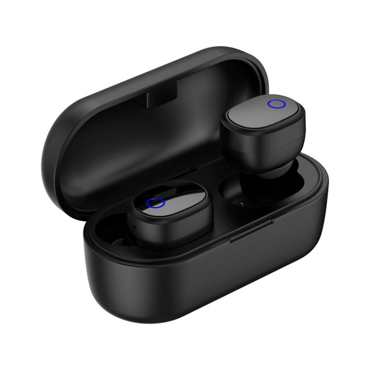 KUULAA KL-YP01 Bluetooth Earphone TWS Wireless Headset Bluetooth 5.0 Handsfree Sport Earphones with Charging Box(Black)