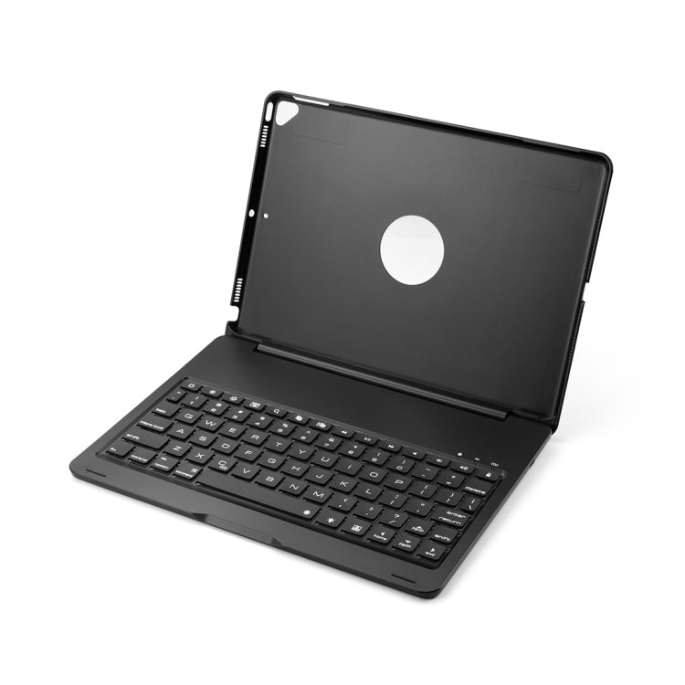 F102 For iPad 10.2 inch Wireless Bluetooth Keyboard Leather Tablet Case with Backlight