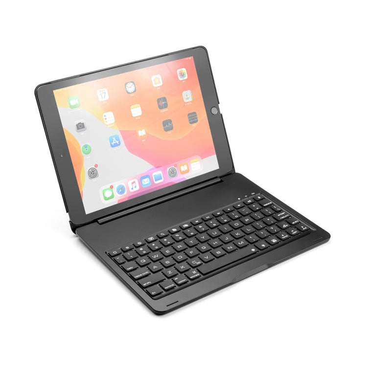 F102 For iPad 10.2 inch Wireless Bluetooth Keyboard Leather Tablet Case with Backlight