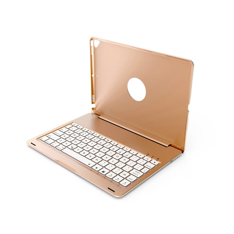 F102 For iPad 10.2 inch Wireless Bluetooth Keyboard Leather Tablet Case with Backlight