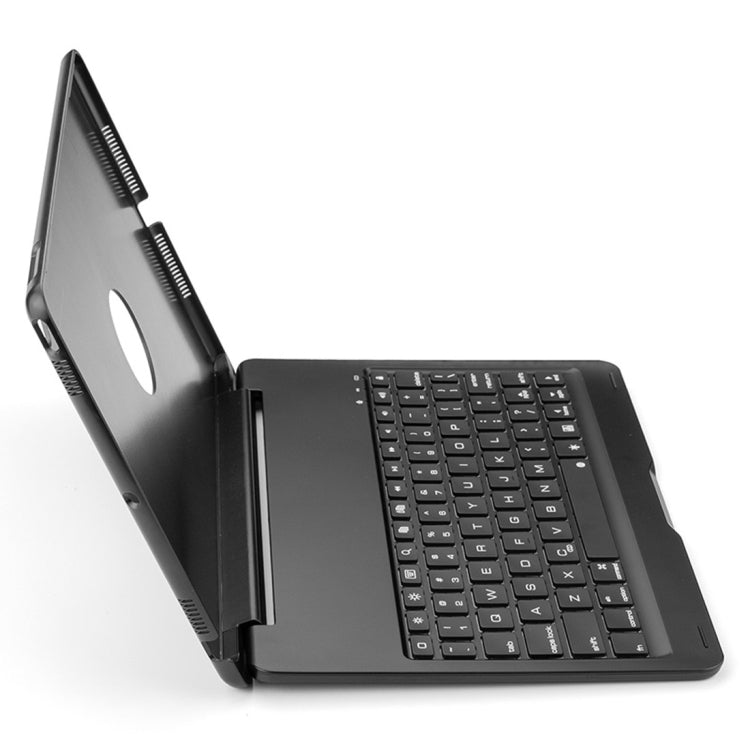 F102 For iPad 10.2 inch Wireless Bluetooth Keyboard Leather Tablet Case with Backlight
