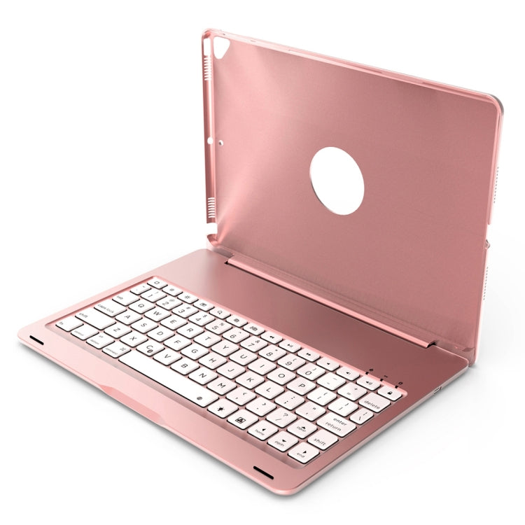 F102 For iPad 10.2 inch Wireless Bluetooth Keyboard Leather Tablet Case with Backlight