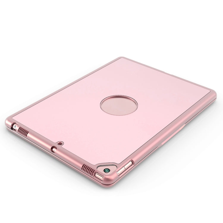 F102 For iPad 10.2 inch Wireless Bluetooth Keyboard Leather Tablet Case with Backlight