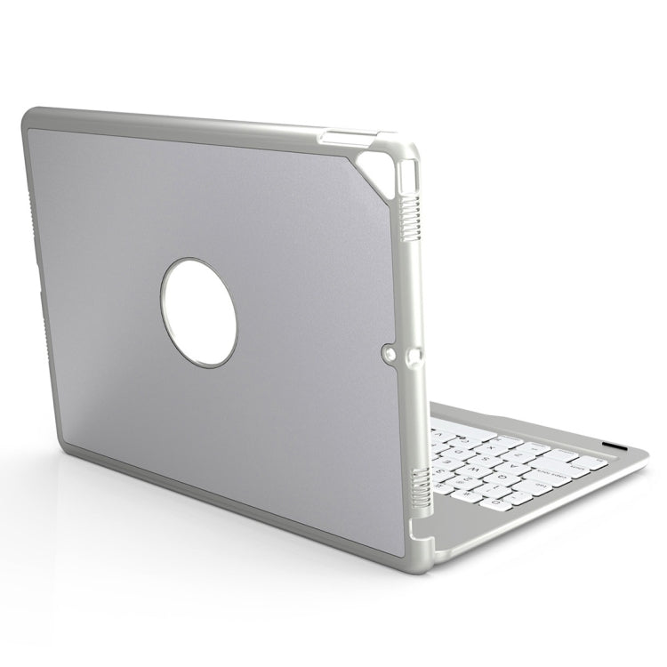 F102 For iPad 10.2 inch Wireless Bluetooth Keyboard Leather Tablet Case with Backlight