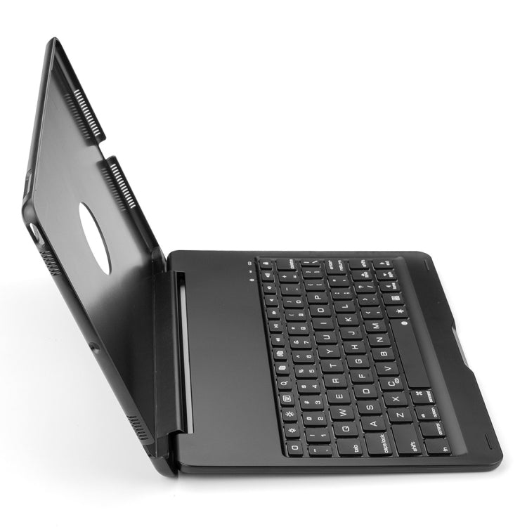 F102 For iPad 10.2 inch Wireless Bluetooth Keyboard Leather Tablet Case with Backlight