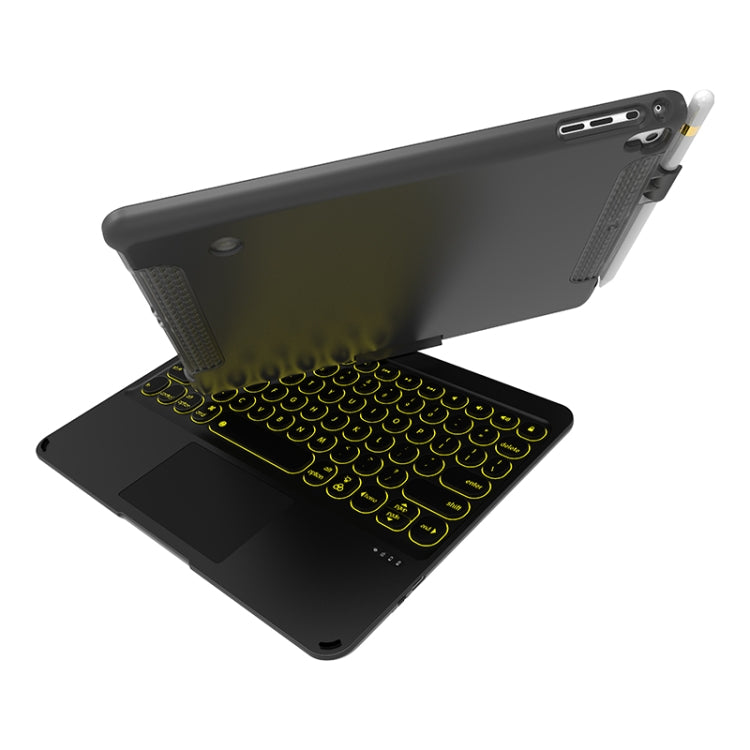 Q5 For iPad 2017 & 2018 / Pro 9.7 / Air 2 / Air Rotating Colorful Glowing Plastic Dot Bluetooth Keyboard
