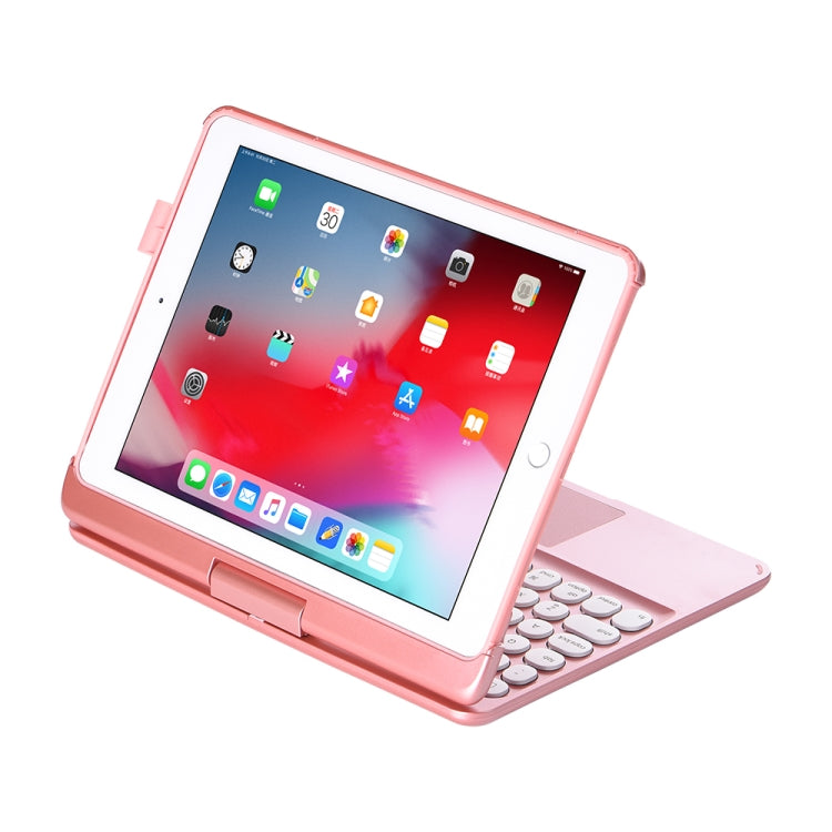 Q5 For iPad 2017 & 2018 / Pro 9.7 / Air 2 / Air Rotating Colorful Glowing Plastic Dot Bluetooth Keyboard