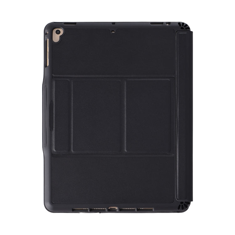 T-203 For iPad 2017 & 2018 / Pro 9.7 / Air 2 / Air Detachable Ultra-thin Bluetooth Keyboard Tablet Case with Holder & Pen Slot