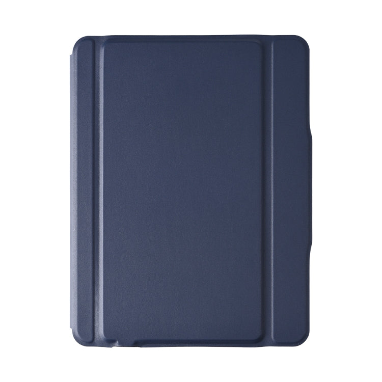T-203D For iPad 2017 & 2018 / Pro 9.7 / Air 2 / Air Detachable Ultra-thin Bluetooth Keyboard Tablet Case with Holder & Pen Slot, Backlight Version (Blue)