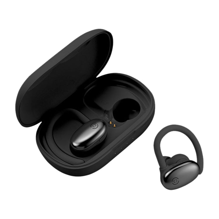 MOMAX BT3 JOYFIT Bluetooth 5.0 TWS Small Shell True Wireless Sports Bluetooth Earphone(Black)