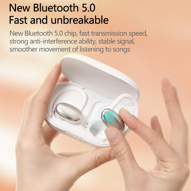MOMAX BT3 JOYFIT Bluetooth 5.0 TWS Small Shell True Wireless Sports Bluetooth Earphone(Black)