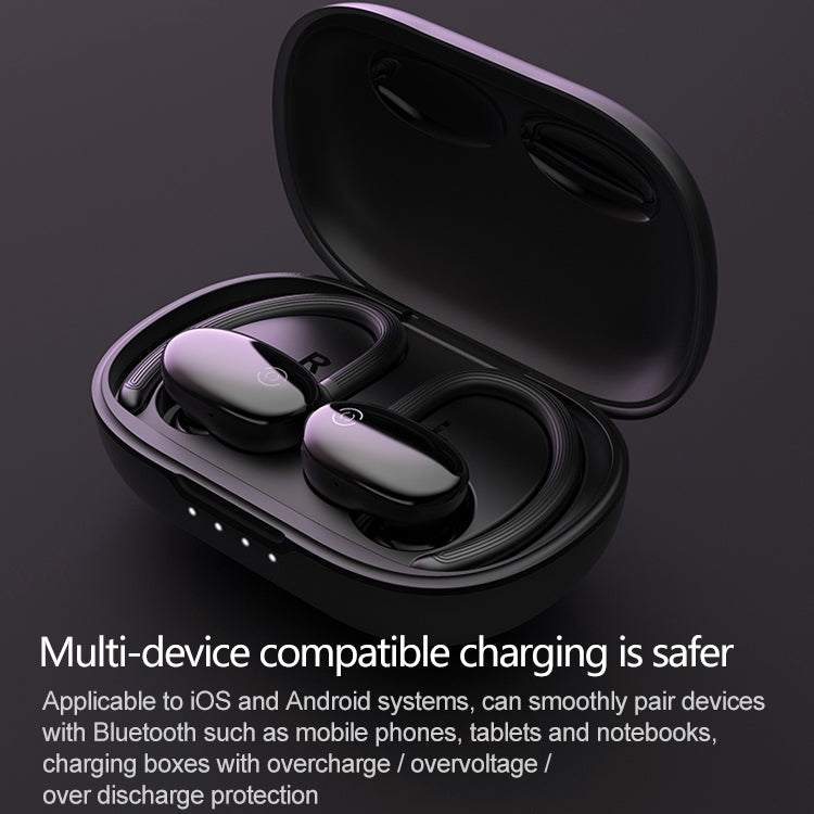 MOMAX BT3 JOYFIT Bluetooth 5.0 TWS Small Shell True Wireless Sports Bluetooth Earphone(Black)