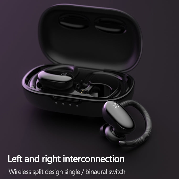 MOMAX BT3 JOYFIT Bluetooth 5.0 TWS Small Shell True Wireless Sports Bluetooth Earphone(Black)