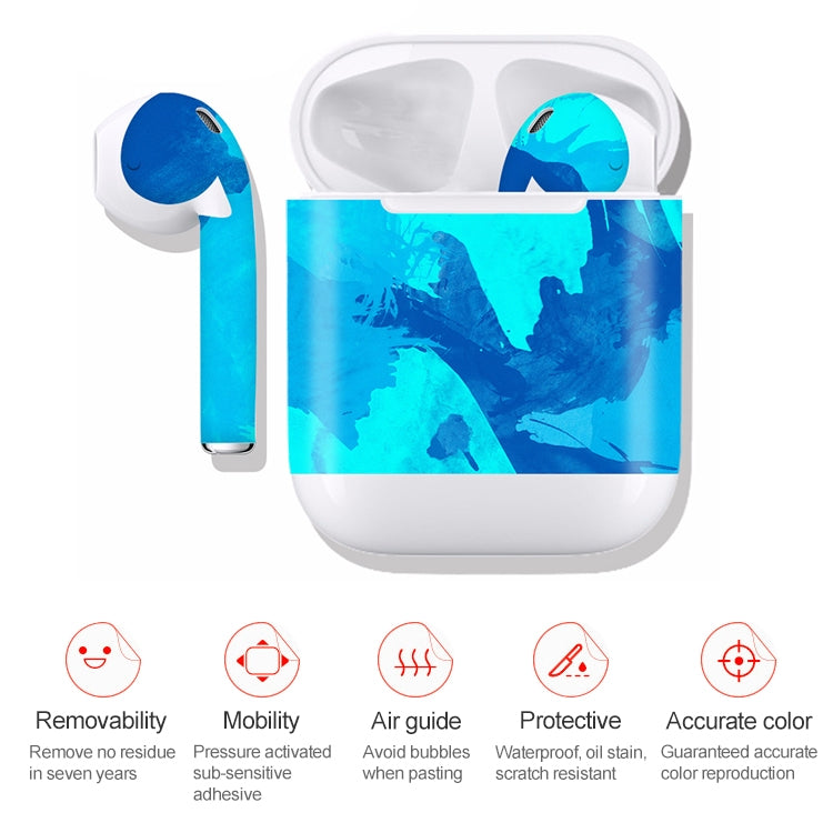 DRAP-503 Airpods Earphones Full Coverage Sticker Earphone Box Anti-lost Protective Film
