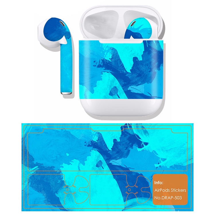 DRAP-503 Airpods Earphones Full Coverage Sticker Earphone Box Anti-lost Protective Film