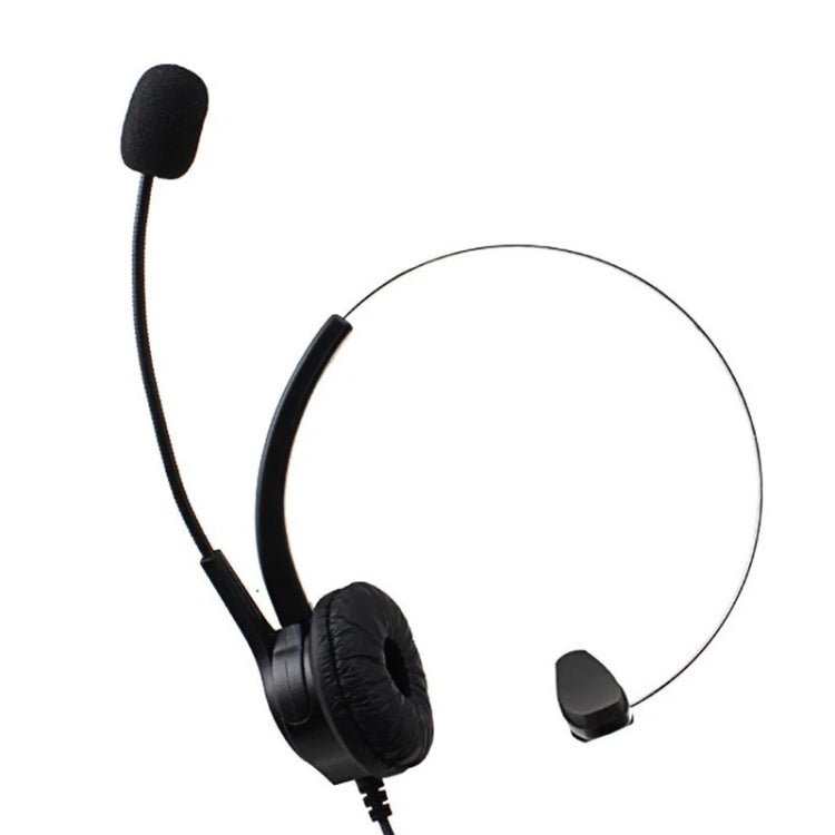 101U USB Interface Telephone Traffic Single-wire Wire-controlled Headset with 300-degree Rotatable Microphone