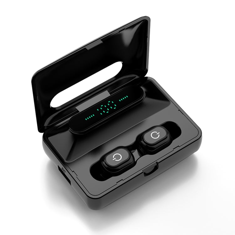 H60 LED Digital Display Stereo Bluetooth 5.0 Earphone with Charging Box