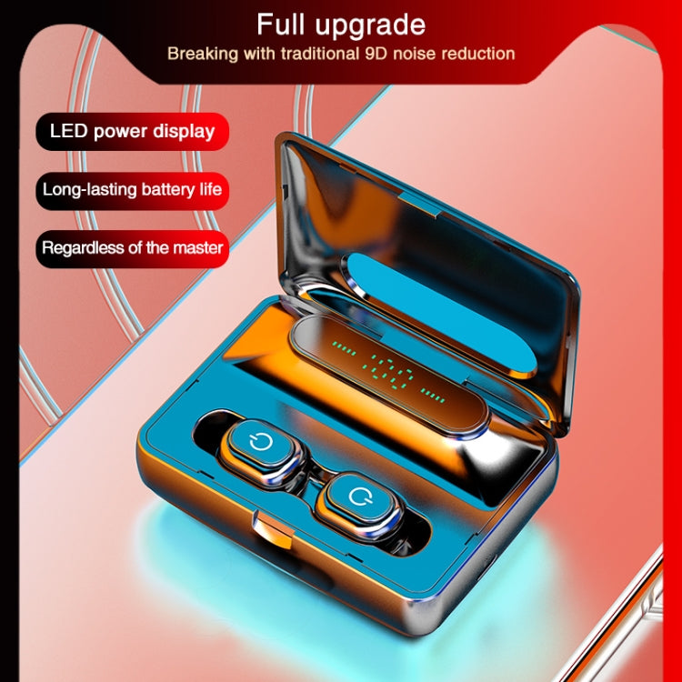 H60 LED Digital Display Stereo Bluetooth 5.0 Earphone with Charging Box