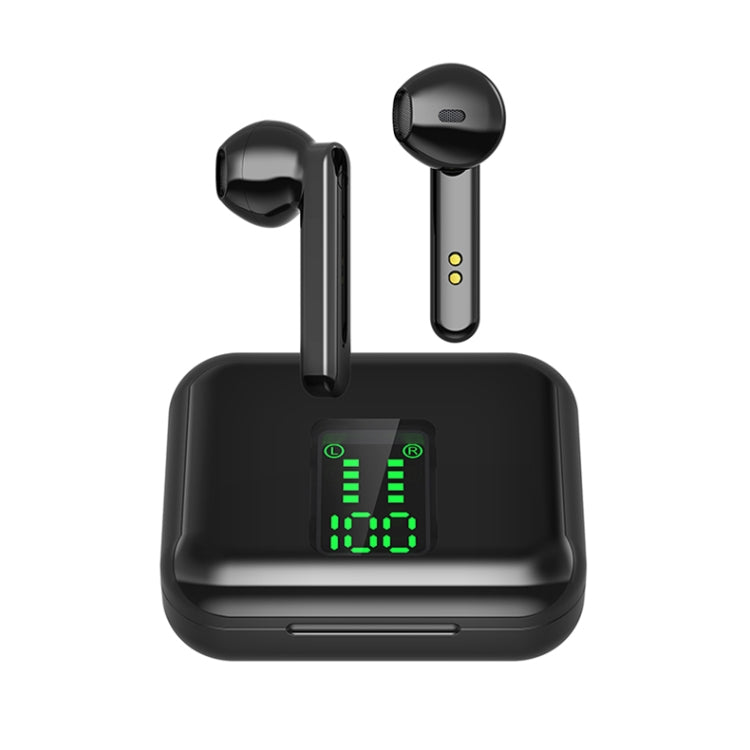 P100pro TWS Bluetooth 5.0 Touch Wireless Bluetooth Earphone with Charging Box & LED Smart Digital Display, Support Siri & Call