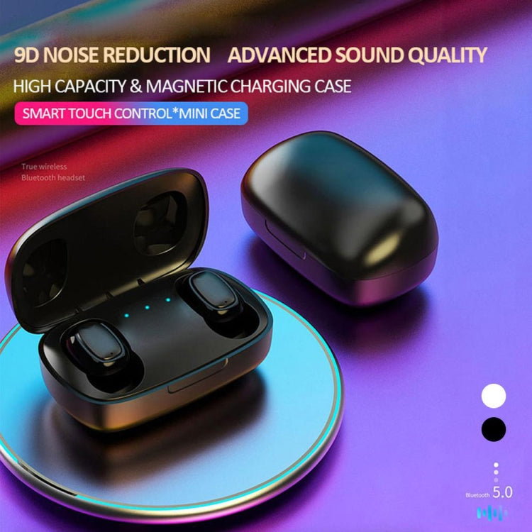 T10 TWS Bluetooth 5.0 Touch Wireless Bluetooth Earphone with Magnetic Attraction Charging Box & LED Display, Support Siri & HD Call