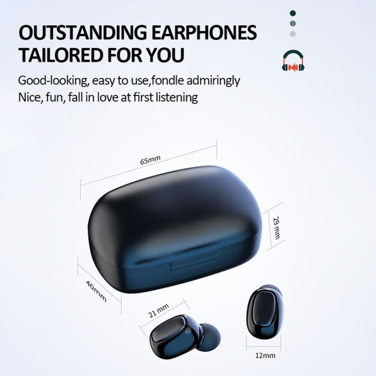 T10 TWS Bluetooth 5.0 Touch Wireless Bluetooth Earphone with Magnetic Attraction Charging Box & LED Display, Support Siri & HD Call