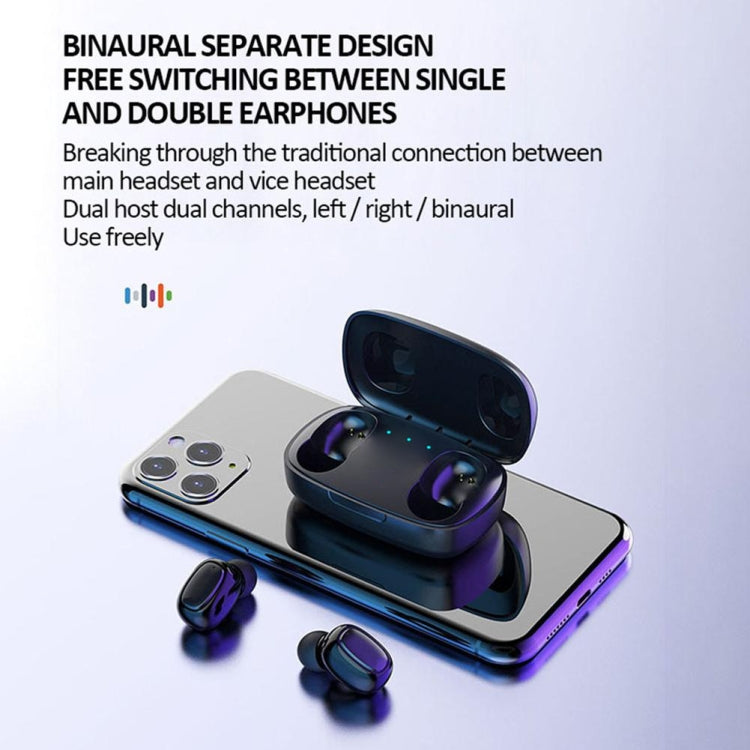 T10 TWS Bluetooth 5.0 Touch Wireless Bluetooth Earphone with Magnetic Attraction Charging Box & LED Display, Support Siri & HD Call