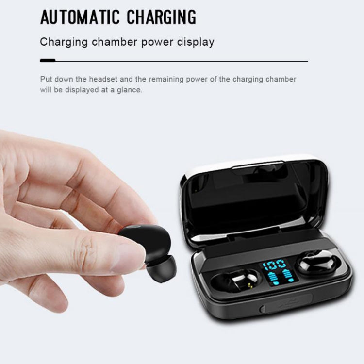 G5 Bluetooth 5.0 TWS Touch LED Digital Display Wireless Sports Bluetooth Earphone with Charging Box