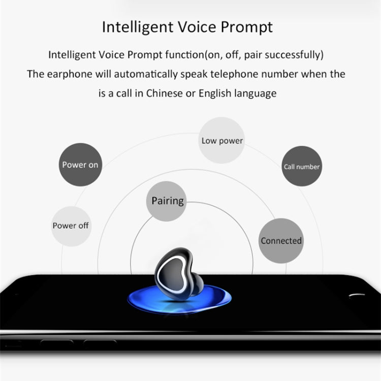 TWS-7 Plus Bluetooth 5.0 TWS Mini Binaural Invisible Wireless Sports Bluetooth Earphone with Charging Box