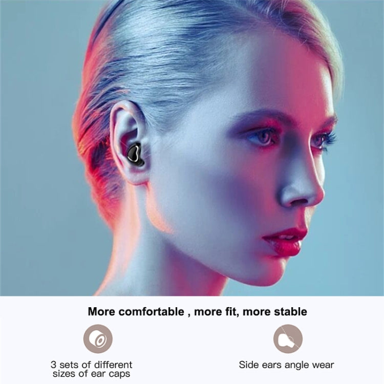 TWS-7 Plus Bluetooth 5.0 TWS Mini Binaural Invisible Wireless Sports Bluetooth Earphone with Charging Box