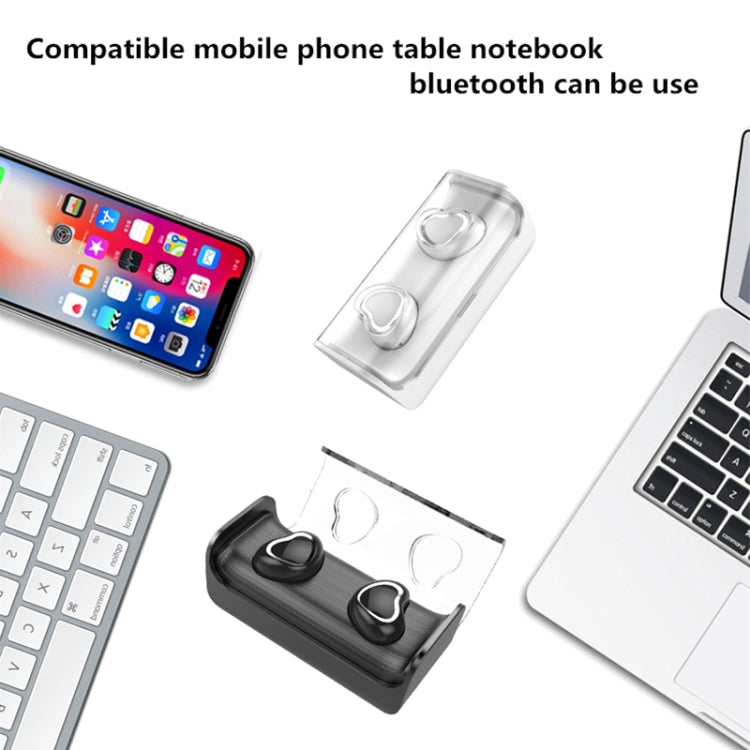 TWS-7 Plus Bluetooth 5.0 TWS Mini Binaural Invisible Wireless Sports Bluetooth Earphone with Charging Box