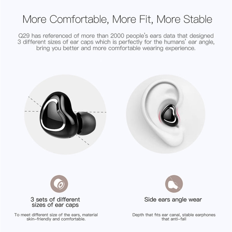 TWS-7 Plus Bluetooth 5.0 TWS Mini Binaural Invisible Wireless Sports Bluetooth Earphone with Charging Box