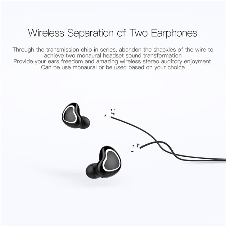 TWS-7 Plus Bluetooth 5.0 TWS Mini Binaural Invisible Wireless Sports Bluetooth Earphone with Charging Box