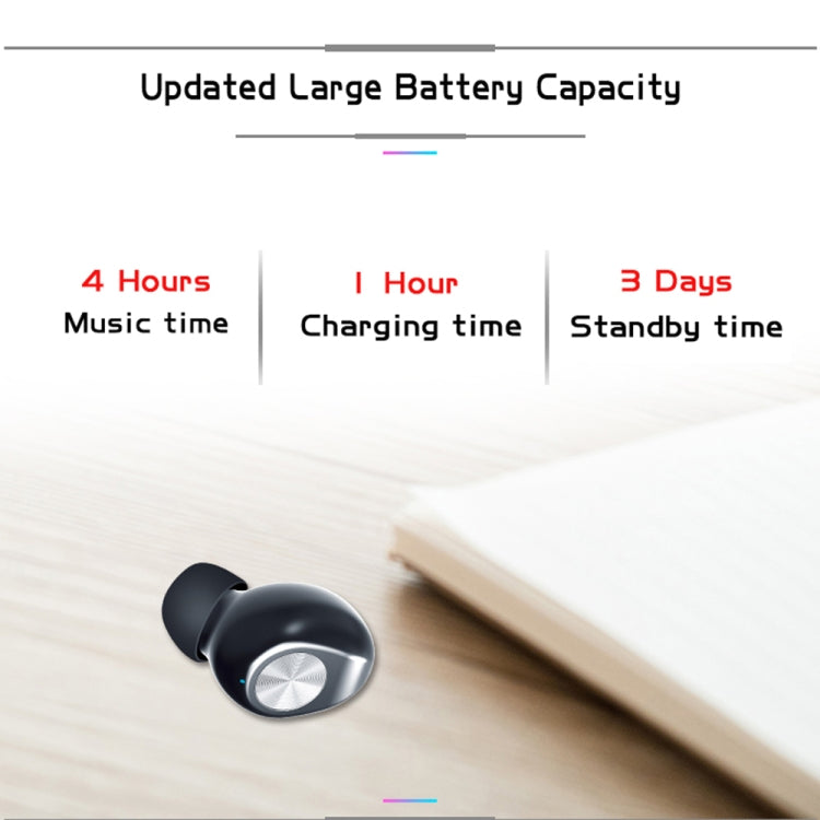 TWS-A8 Bluetooth 5.0 Mini True Wireless Stereo Sports Bluetooth Earphone with Charging Box