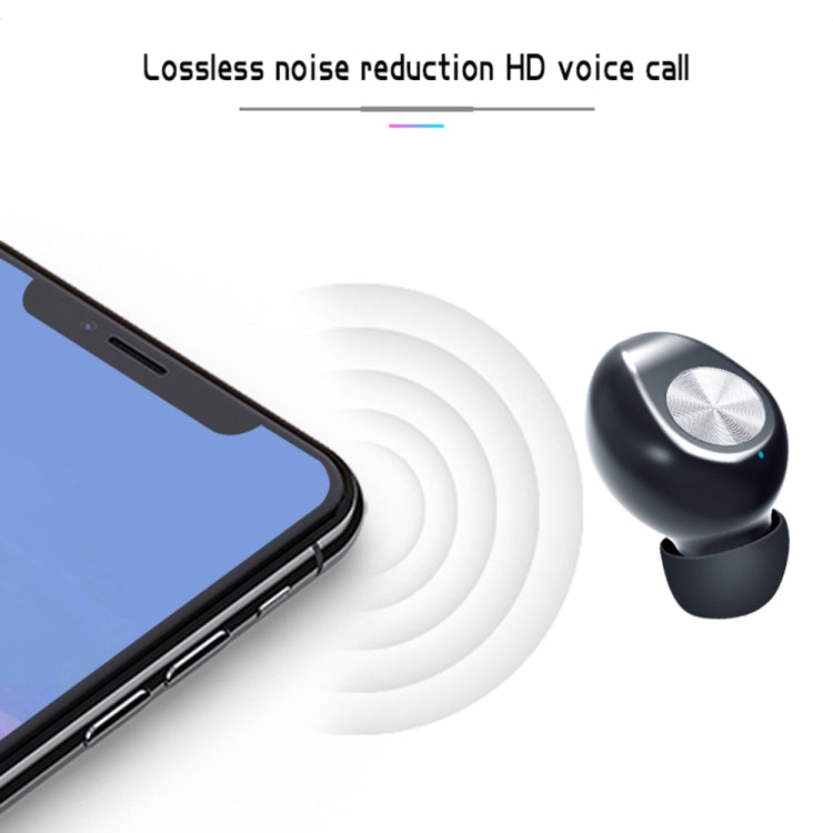 TWS-A8 Bluetooth 5.0 Mini True Wireless Stereo Sports Bluetooth Earphone with Charging Box