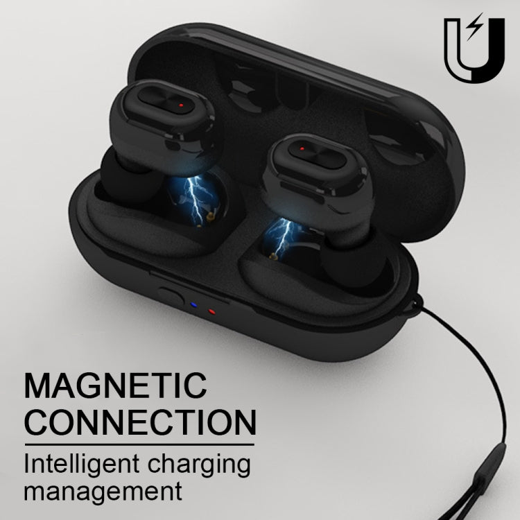 TWS-N9 Bluetooth 5.0 Mini Binaural True Wireless Stereo Sports Bluetooth Earphone with Charging Box