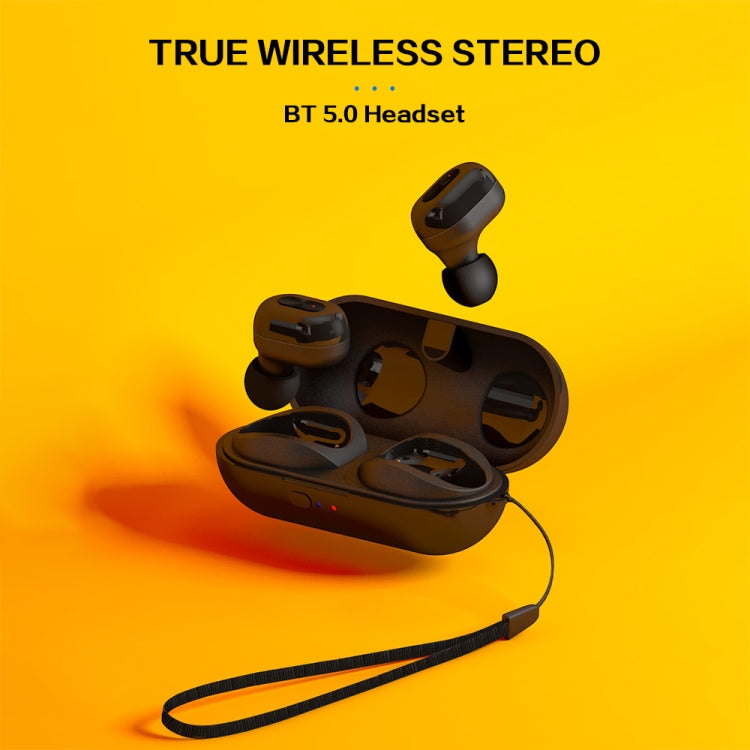 TWS-N9 Bluetooth 5.0 Mini Binaural True Wireless Stereo Sports Bluetooth Earphone with Charging Box