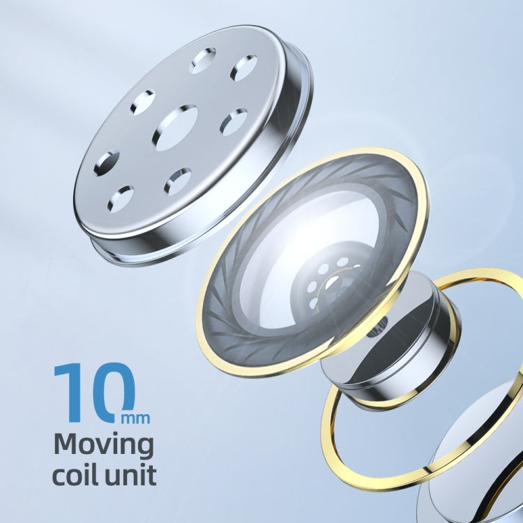 JOYROOM JR-T09 Bluetooth 5.0 Ture Wireless TWS Semi-in-ear Bluetooth Earphone with Charging Box