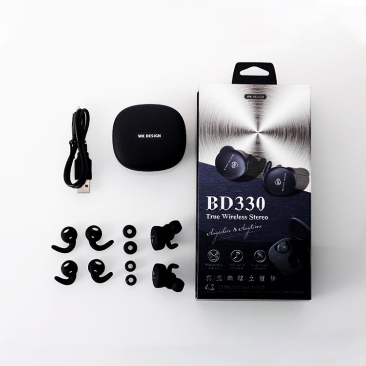 WK BD330 TWS Bluetooth 4.2 Wireless Bluetooth Earphone with Charging Case