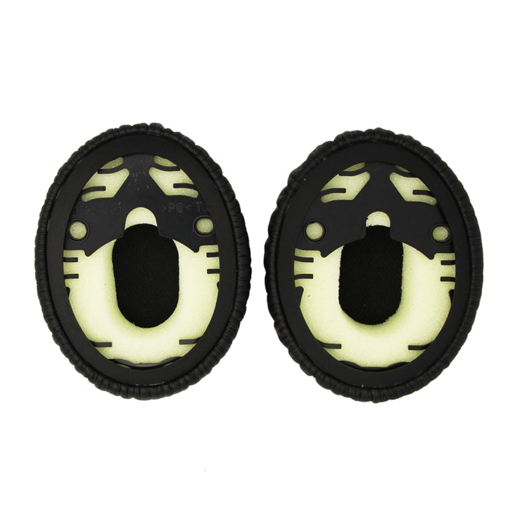 1 Pair For Bose QC3 / OE / ON-EAR Headset Cushion Sponge Cover Earmuffs Replacement Earpads(Black)