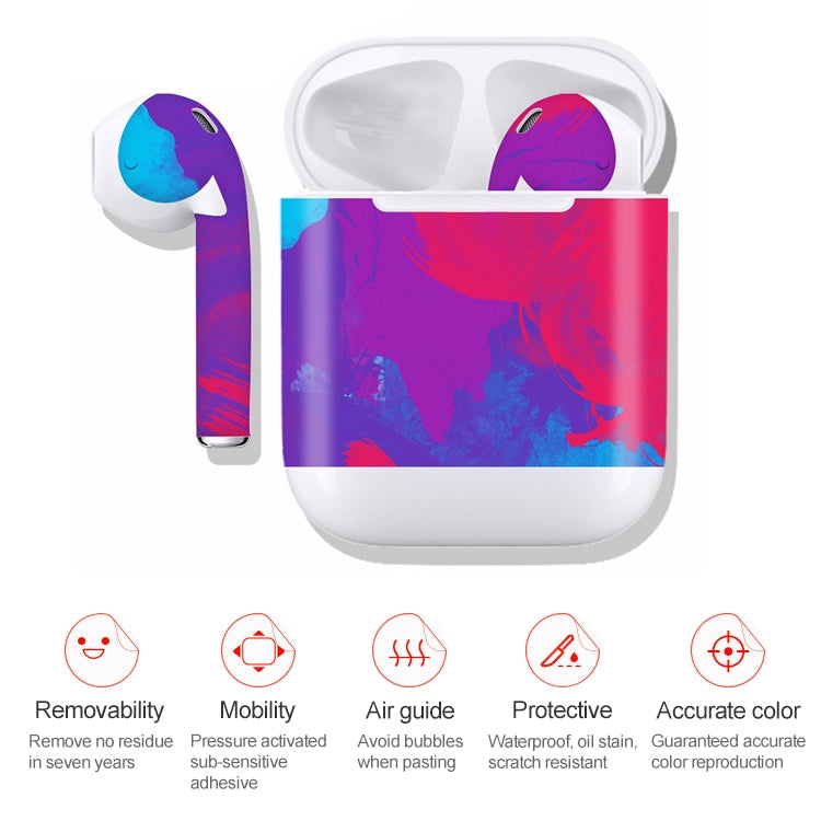 DRAP-504 Airpods Earphones Full Coverage Sticker Earphone Box Anti-lost Protective Film