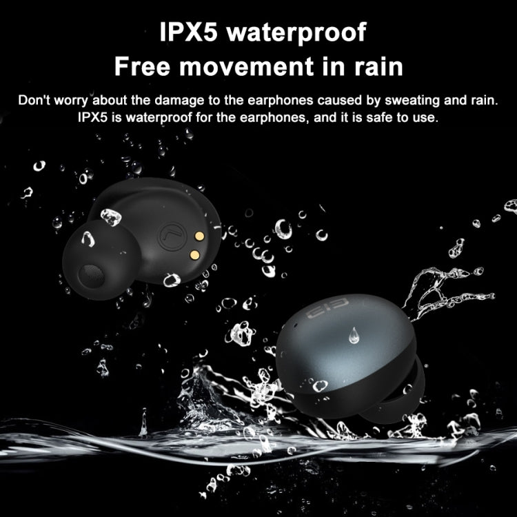 ELEPHONE Elepods S TWS IPX5 Waterproof Bluetooth 5.0 Smart Noise Cancelling Wireless Bluetooth Earphone with Charging Case