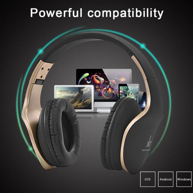 JKR-102 Collapsible Stereo Wired Headset with Microphone