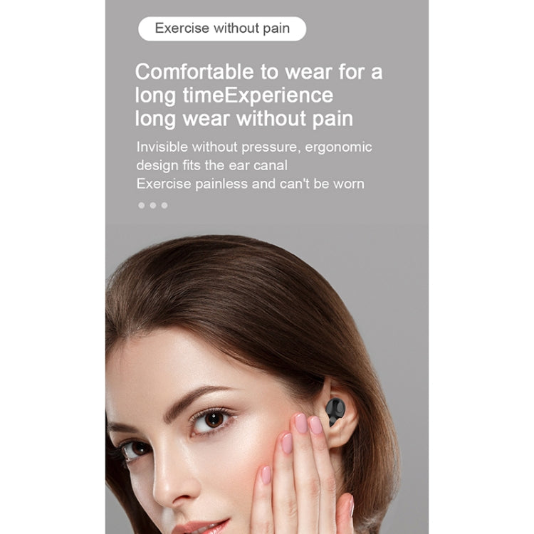T8 TWS Intelligent Noise Cancelling IPX6 Waterproof Bluetooth Earphone with Magnetic Charging Box & Digital Display, Support Automatic Pairing & HD Call & Voice Assistant
