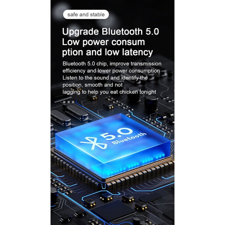 T8 TWS Intelligent Noise Cancelling IPX6 Waterproof Bluetooth Earphone with Magnetic Charging Box & Digital Display, Support Automatic Pairing & HD Call & Voice Assistant