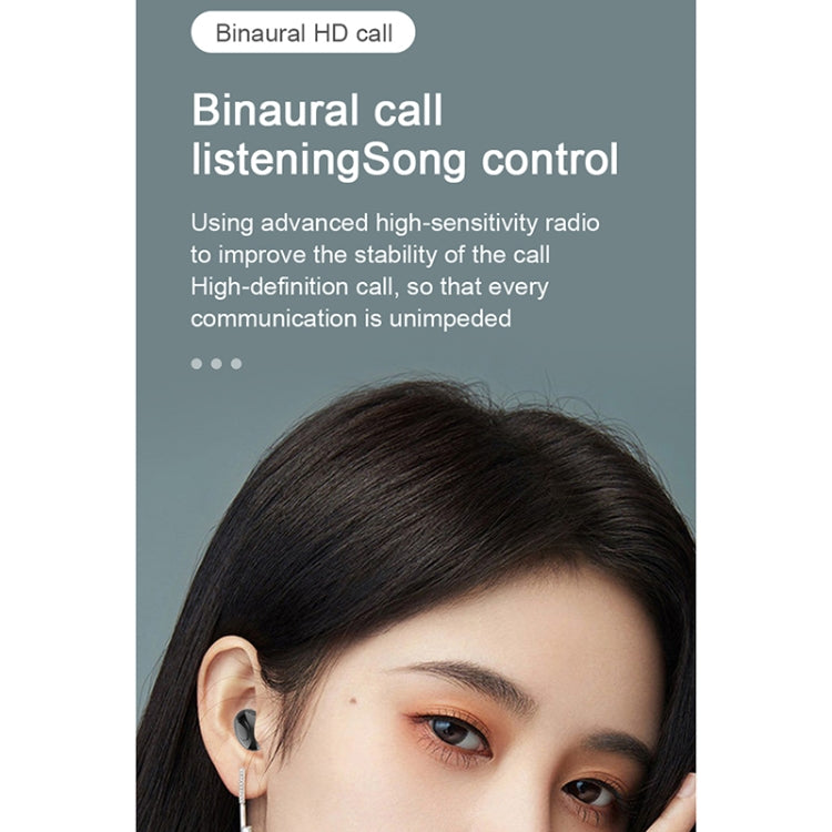 T8 TWS Intelligent Noise Cancelling IPX6 Waterproof Bluetooth Earphone with Magnetic Charging Box & Digital Display, Support Automatic Pairing & HD Call & Voice Assistant