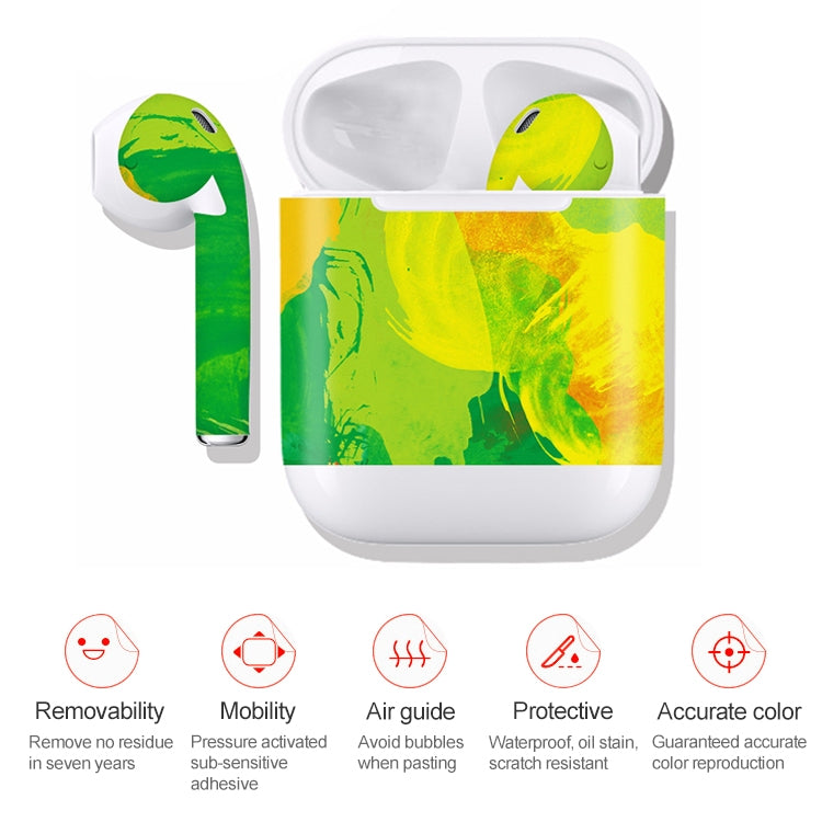 DRAP-505 Airpods Earphones Full Coverage Sticker Earphone Box Anti-lost Protective Film